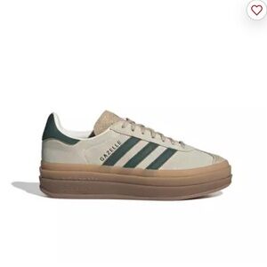 adidas Originals Gazelle Bold "Cream White/Green" Women's Shoe size 6.5